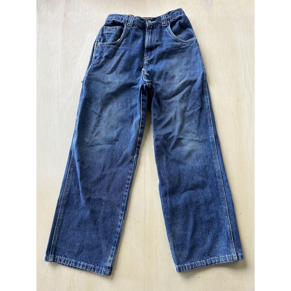 Vintage Y2K Route 66 Jeans Junior 14 Straight Leg‎ Denim Utility Pockets Casual